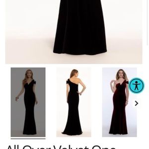 Camille La vie, black velvet dress. Worn inly once.